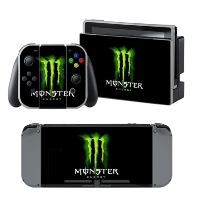 Monster Energy decal skin for Nintendo Switch Console and .. Monster Energy decal skin for Nintendo Switch Console and ..