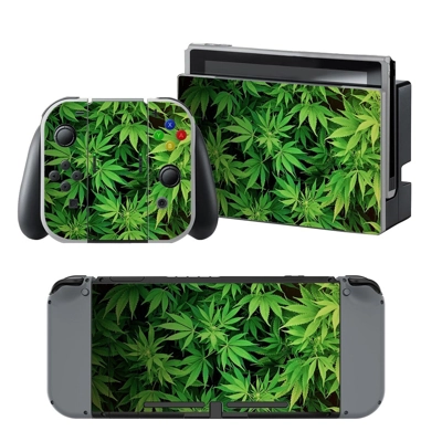 Weed leaf decal skin for Nintendo Switch Console and Contr.. Weed leaf decal skin for Nintendo Switch Console and Contr..