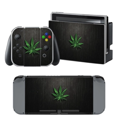 Cannabis Leaf decal skin for Nintendo Switch Console and C.. Cannabis Leaf decal skin for Nintendo Switch Console and C..
