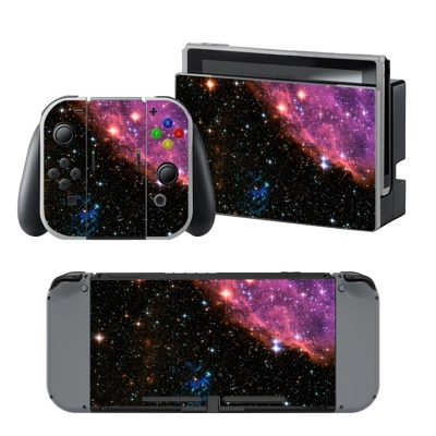 Galaxy Stars decal skin for Nintendo Switch Console and Controllers