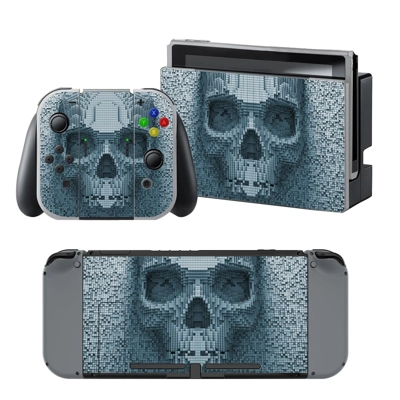 Blurry Skull decal skin for Nintendo Switch Console and Co.. Blurry Skull decal skin for Nintendo Switch Console and Co..