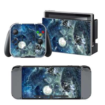 Water Color Wolf decal skin for Nintendo Switch Console an.. Water Color Wolf decal skin for Nintendo Switch Console an..