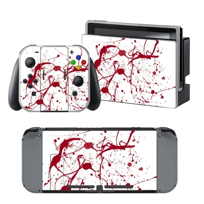 Red Blood Drops decal skin for Nintendo Switch Console and.. Red Blood Drops decal skin for Nintendo Switch Console and..