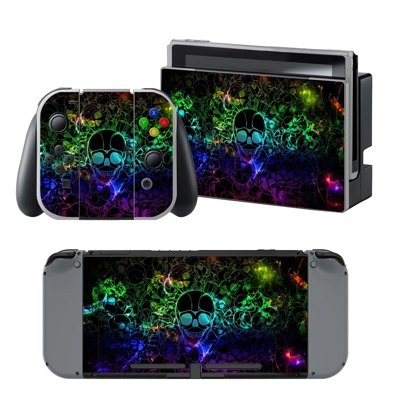 Cool Skull decal skin for Nintendo Switch Console and Cont.. Cool Skull decal skin for Nintendo Switch Console and Cont..