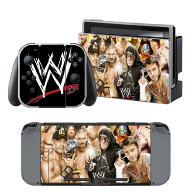 WWE Superstars decal skin for Nintendo Switch Console and .. WWE Superstars decal skin for Nintendo Switch Console and ..