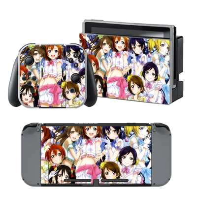Manga decal skin for Nintendo Switch Console and Controllers Manga decal skin for Nintendo Switch Console and Controllers