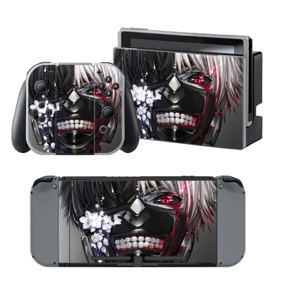 Tokyo Ghoul decal skin for Nintendo Switch Console and Con.. Tokyo Ghoul decal skin for Nintendo Switch Console and Con..