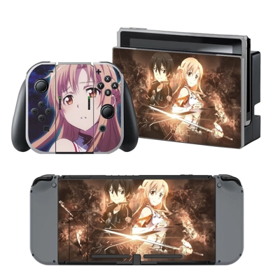 Sword Art decal skin for Nintendo Switch Console and Contr.. Sword Art decal skin for Nintendo Switch Console and Contr..