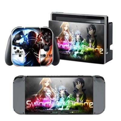 Sword Art decal skin for Nintendo Switch Console and Contr.. Sword Art decal skin for Nintendo Switch Console and Contr..