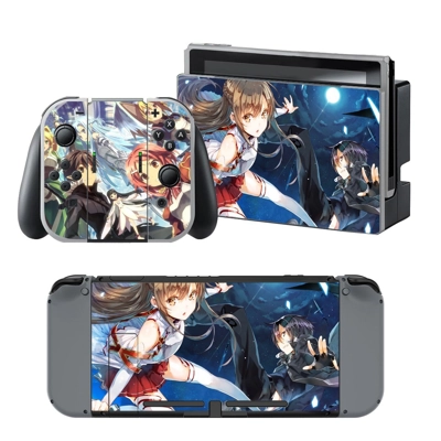 Sword Art decal skin for Nintendo Switch Console and Contr.. Sword Art decal skin for Nintendo Switch Console and Contr..