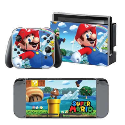 Super Mario decal skin for Nintendo Switch Console and Con.. Super Mario decal skin for Nintendo Switch Console and Con..