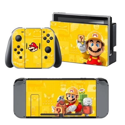 Super Mario decal skin for Nintendo Switch Console and Con.. Super Mario decal skin for Nintendo Switch Console and Con..