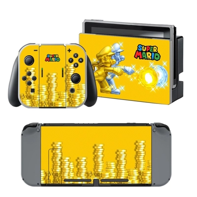 Super Mario decal skin for Nintendo Switch Console and Con.. Super Mario decal skin for Nintendo Switch Console and Con..