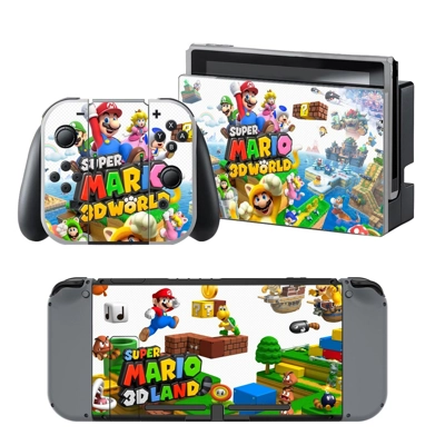 Super Mario decal skin for Nintendo Switch Console and Con.. Super Mario decal skin for Nintendo Switch Console and Con..
