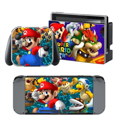 Super Mario decal skin for Nintendo Switch Console and Con.. Super Mario decal skin for Nintendo Switch Console and Con..