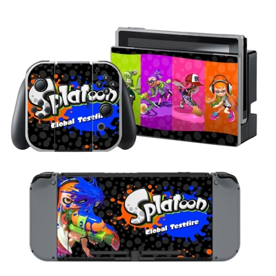 Splatoon decal skin for Nintendo Switch Console and Contro.. Splatoon decal skin for Nintendo Switch Console and Contro..