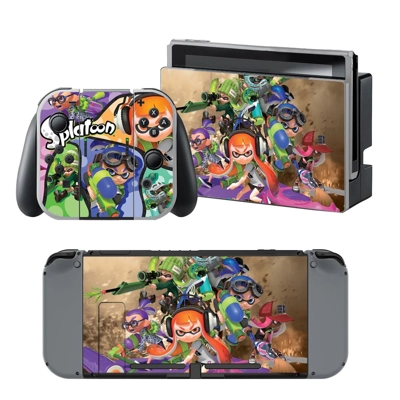 Splatoon decal skin for Nintendo Switch Console and Contro.. Splatoon decal skin for Nintendo Switch Console and Contro..