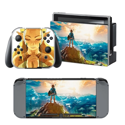 The Legend of Zelda decal skin for Nintendo Switch Console.. The Legend of Zelda decal skin for Nintendo Switch Console..