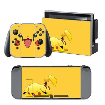 Pokemon Pikachu decal skin for Nintendo Switch Console and.. Pokemon Pikachu decal skin for Nintendo Switch Console and..