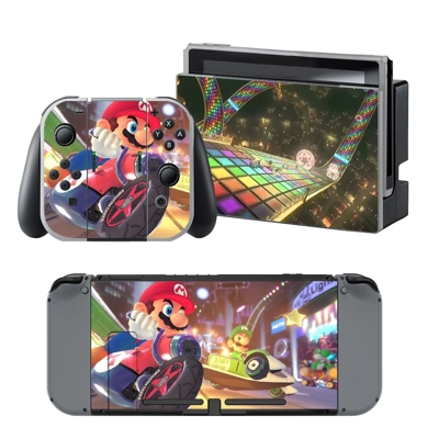 Mario Kart 8 decal skin for Nintendo Switch Console and Co.. Mario Kart 8 decal skin for Nintendo Switch Console and Co..