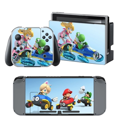 Mario Kart 8 decal skin for Nintendo Switch Console and Co.. Mario Kart 8 decal skin for Nintendo Switch Console and Co..