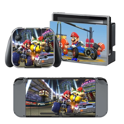 Mario Kart 8 decal skin for Nintendo Switch Console and Co.. Mario Kart 8 decal skin for Nintendo Switch Console and Co..