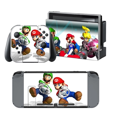 Mario Kart 8 decal skin for Nintendo Switch Console and Co.. Mario Kart 8 decal skin for Nintendo Switch Console and Co..