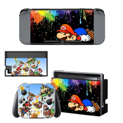 Super Mario Bros decal skin for Nintendo Switch Console an.. Super Mario Bros decal skin for Nintendo Switch Console an..