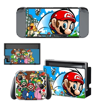 Super Mario Bros decal skin for Nintendo Switch Console an.. Super Mario Bros decal skin for Nintendo Switch Console an..