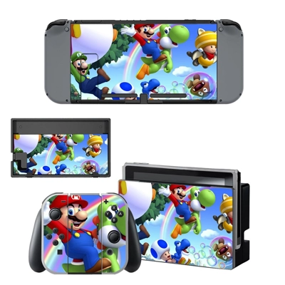 Super Mario Bros decal skin for Nintendo Switch Console an.. Super Mario Bros decal skin for Nintendo Switch Console an..