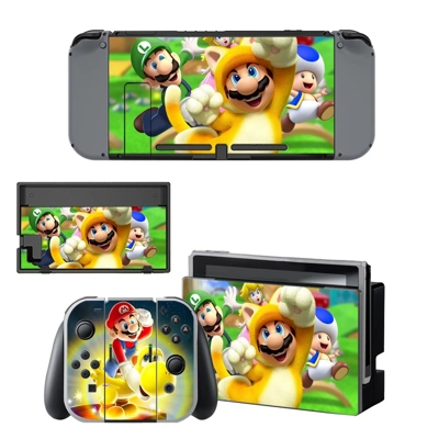 Super Mario Bros decal skin for Nintendo Switch Console an.. Super Mario Bros decal skin for Nintendo Switch Console an..