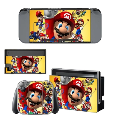 Super Mario Bros decal skin for Nintendo Switch Console an.. Super Mario Bros decal skin for Nintendo Switch Console an..