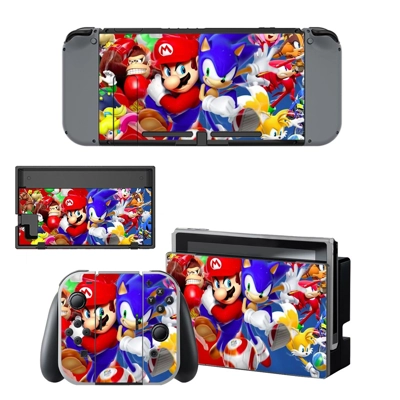 Super Mario Bros decal skin for Nintendo Switch Console an.. Super Mario Bros decal skin for Nintendo Switch Console an..