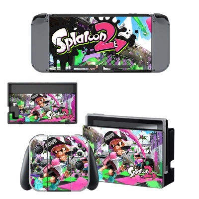 Splatoon decal skin for Nintendo Switch Console and Contro.. Splatoon decal skin for Nintendo Switch Console and Contro..