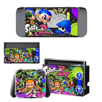 Splatoon decal skin for Nintendo Switch Console and Contro.. Splatoon decal skin for Nintendo Switch Console and Contro..