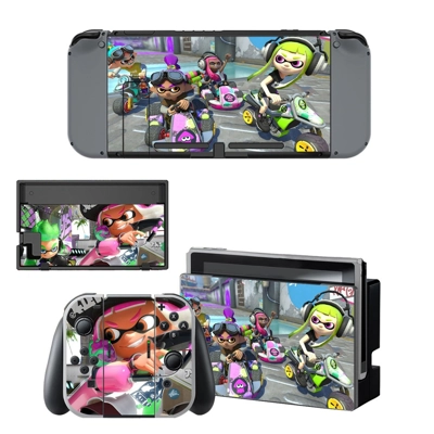 Splatoon decal skin for Nintendo Switch Console and Contro.. Splatoon decal skin for Nintendo Switch Console and Contro..