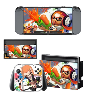 Splatoon decal skin for Nintendo Switch Console and Contro.. Splatoon decal skin for Nintendo Switch Console and Contro..