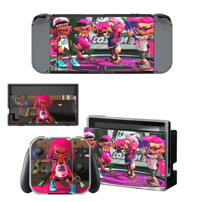 Splatoon decal skin for Nintendo Switch Console and Contro.. Splatoon decal skin for Nintendo Switch Console and Contro..
