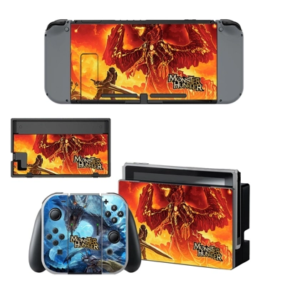 Monster Hunter decal skin for Nintendo Switch Console and .. Monster Hunter decal skin for Nintendo Switch Console and ..
