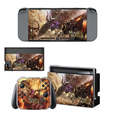 Monster Hunter decal skin for Nintendo Switch Console and .. Monster Hunter decal skin for Nintendo Switch Console and ..
