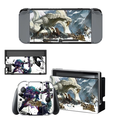 Monster Hunter decal skin for Nintendo Switch Console and .. Monster Hunter decal skin for Nintendo Switch Console and ..