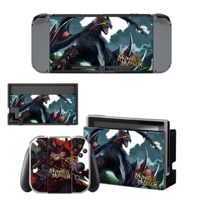 Monster Hunter decal skin for Nintendo Switch Console and .. Monster Hunter decal skin for Nintendo Switch Console and ..
