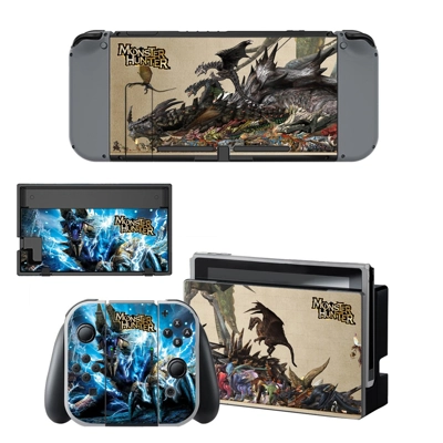 Monster Hunter decal skin for Nintendo Switch Console and .. Monster Hunter decal skin for Nintendo Switch Console and ..