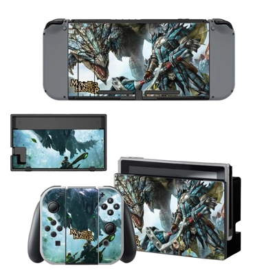 Monster Hunter decal skin for Nintendo Switch Console and .. Monster Hunter decal skin for Nintendo Switch Console and ..