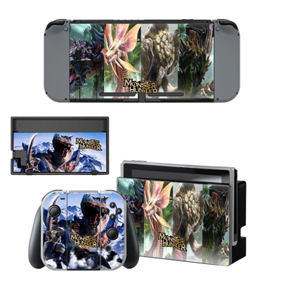 Monster Hunter decal skin for Nintendo Switch Console and .. Monster Hunter decal skin for Nintendo Switch Console and ..
