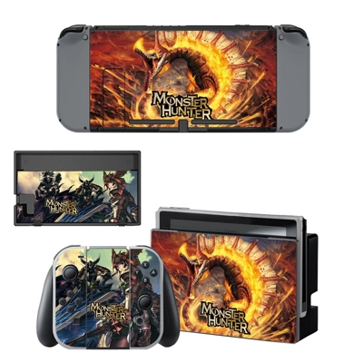 Monster Hunter decal skin for Nintendo Switch Console and .. Monster Hunter decal skin for Nintendo Switch Console and ..