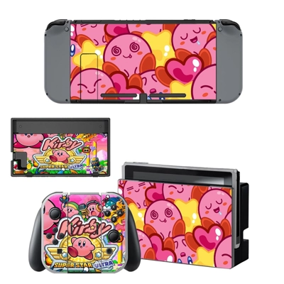 Kirby decal skin for Nintendo Switch Console and Controllers Kirby decal skin for Nintendo Switch Console and Controllers