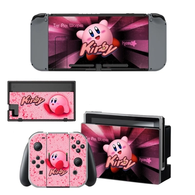Kirby decal skin for Nintendo Switch Console and Controllers Kirby decal skin for Nintendo Switch Console and Controllers