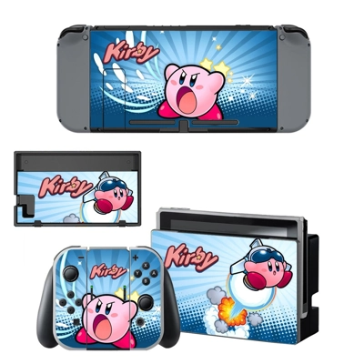 Kirby decal skin for Nintendo Switch Console and Controllers Kirby decal skin for Nintendo Switch Console and Controllers