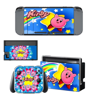 Kirby decal skin for Nintendo Switch Console and Controllers